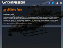 Tablet Screenshot of choppershoot.com